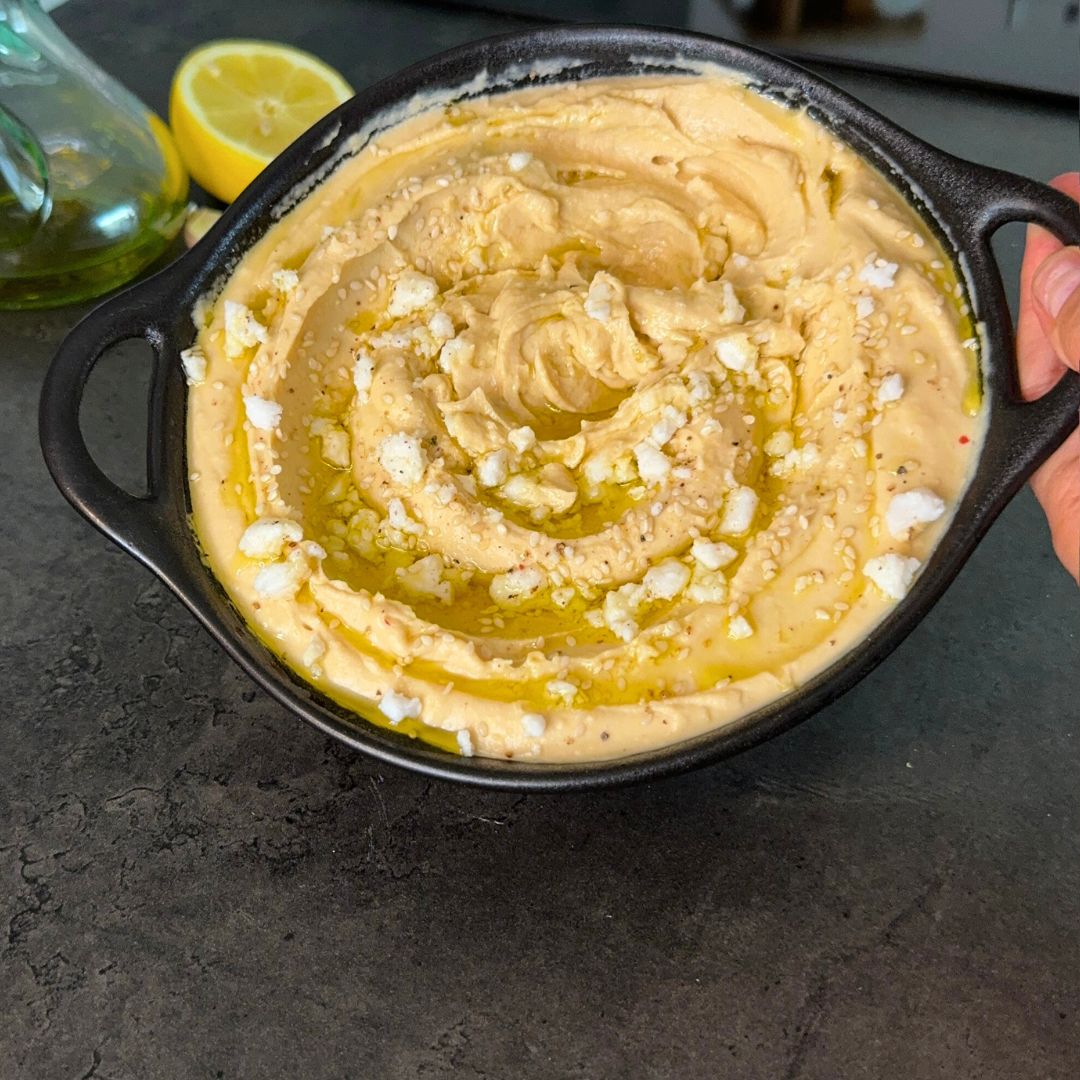 Hummus formaggioso, un’esplosione di gusto