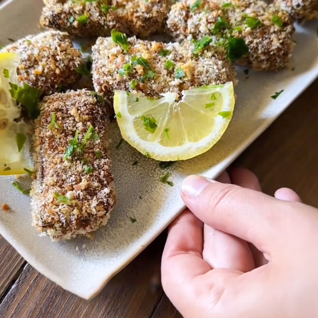 Tofu croccante con crema alla tahina